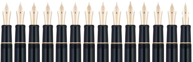 Pilot 16 types of nib.....