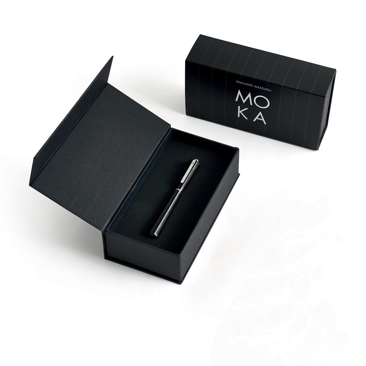 365 Giuliano Mazzuoli Moka ballpoint pen Aluminum | Casa della