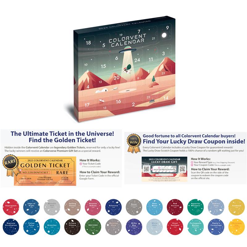 Colorverse Colorvent Calendar 2025 