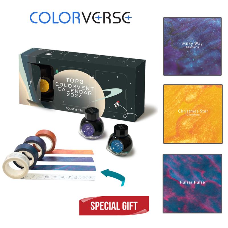 COLORVERSE TOP 3 COLORVENT CALENDAR 2024 Ink SET