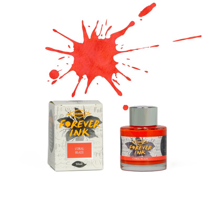 Diamine Forever Ink Coral Blaze 50ml