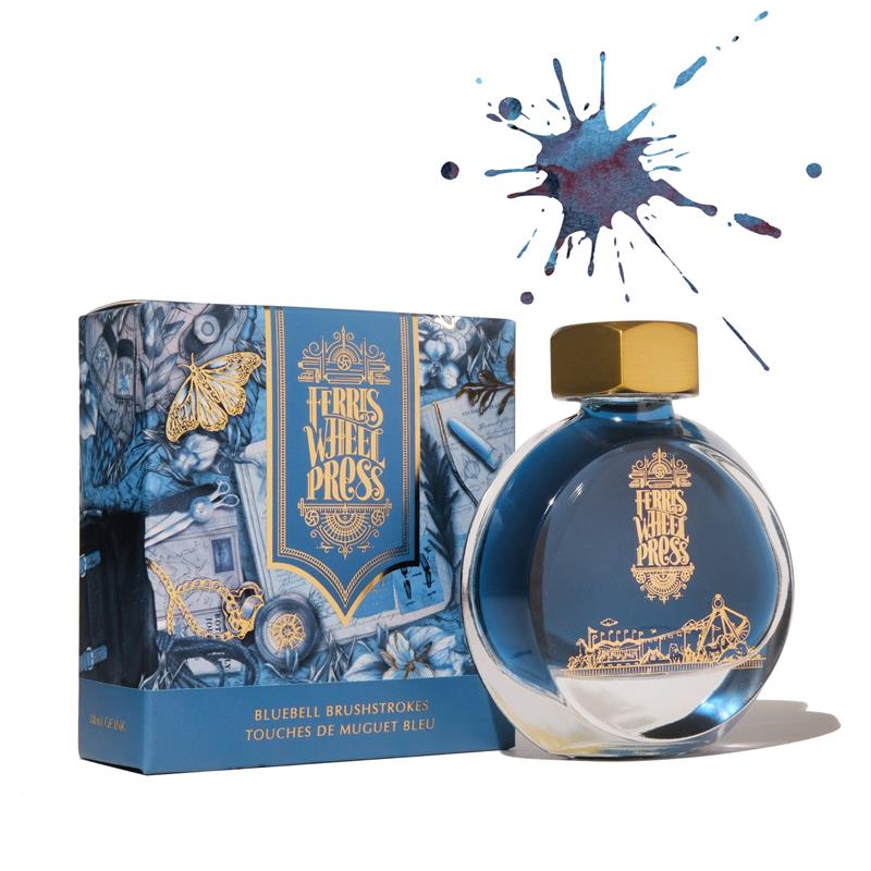 Ferris Wheel Press Bluebell Brushstrokes Ink 38ml