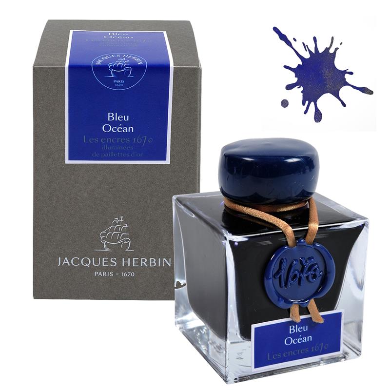 Herbin 1670 Inks Collection - Inchiostro Blue Ocean