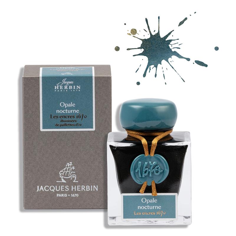 HERBIN Shimmering Ink 1670 Opale Nocturne 50 ml