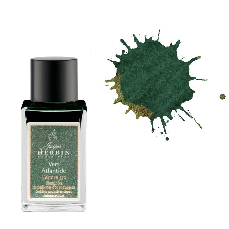 Jacques Herbin 350th Vert Atlantide Ink 15ml