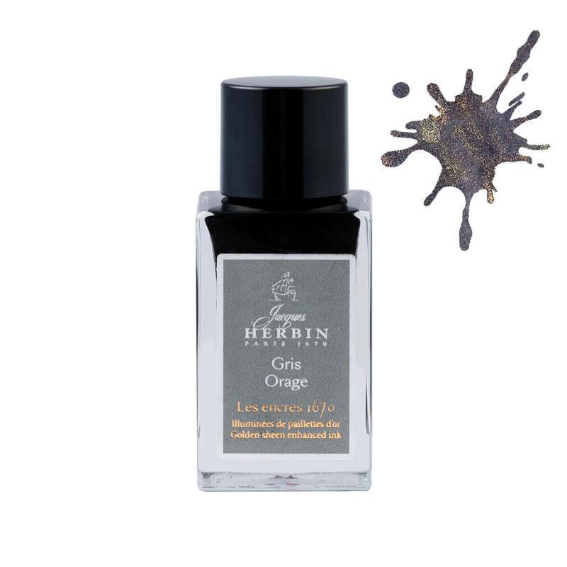Jacques Herbin 1670 Gris Orage Ink 15ml