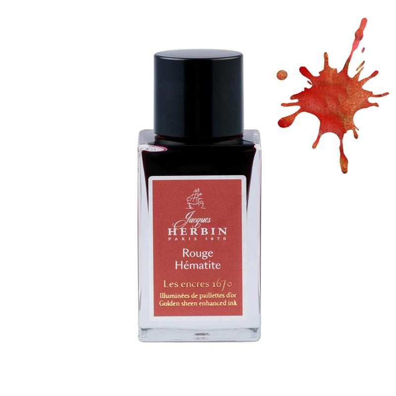 Jacques Herbin 1670 Rouge Hematite Ink 15ml