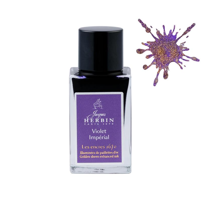 Jacques Herbin 1670 Violet Imperial Ink 15ml