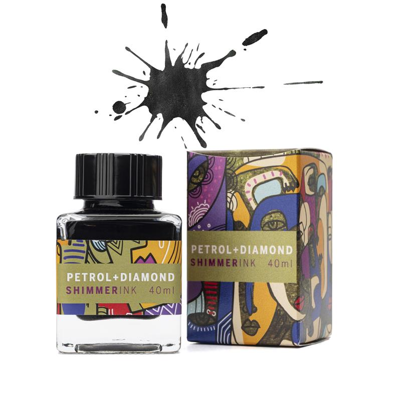 Leonardo Petrol+Diamond Shimmer Ink 40ml