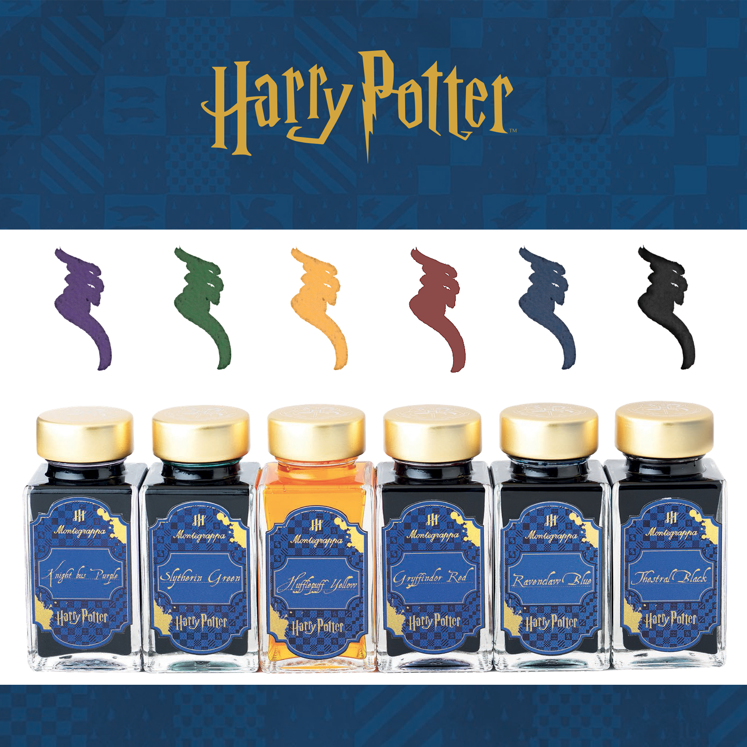 Montegrappa Harry Potter Inks Inchiostri 50 Ml Casa Della Stilografica Online Pen Shop