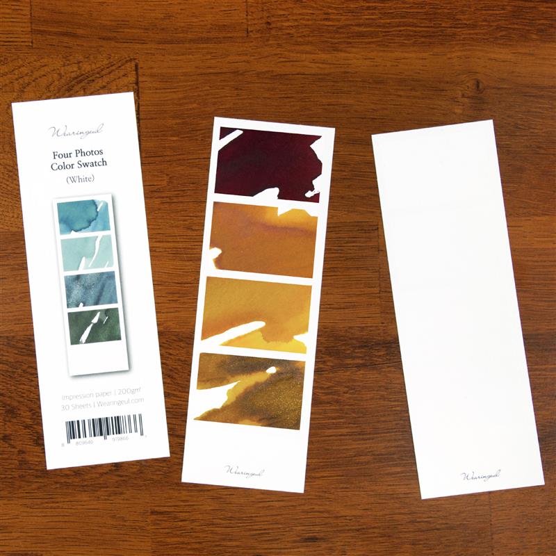 Wearingeul Four Photos Color Swatch White 30 sheets
