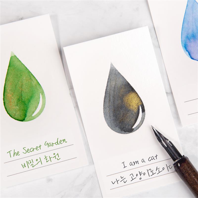 Wearingeul Ink Drop Color Swatch White 50 sheets