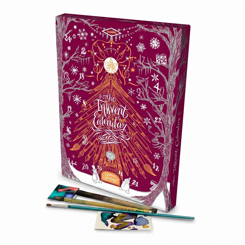 DIAMINE 2026 Burgundy Inkvent Calendar