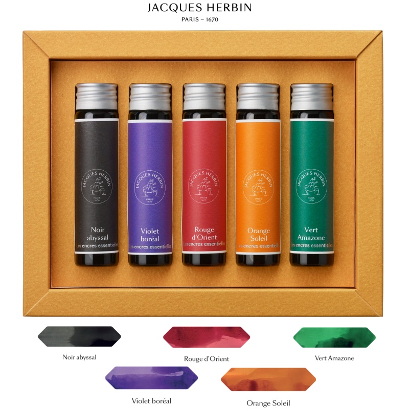 Jacques Herbin Ink miniature set - Solaris (5x15ml)