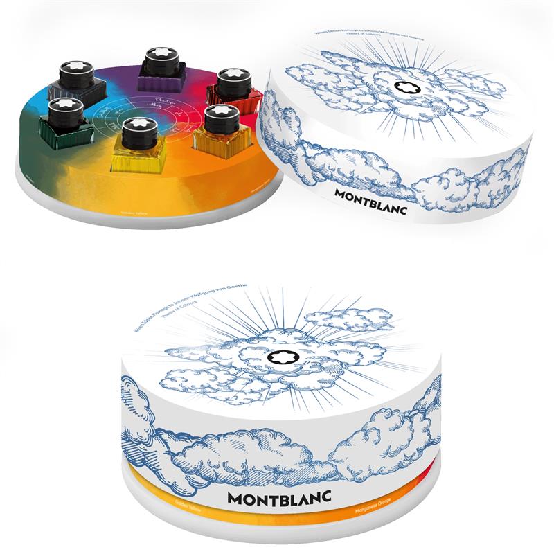 Montblanc Ink Set – Theory of Colours, Homage to Goethe 6 x 30ml Ink