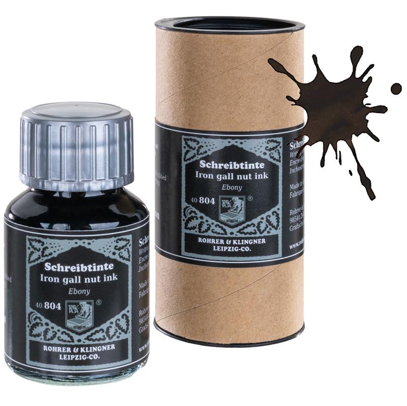 Rohrer & Klingner Iron Gall Nut - Ebony 50 ml Ink