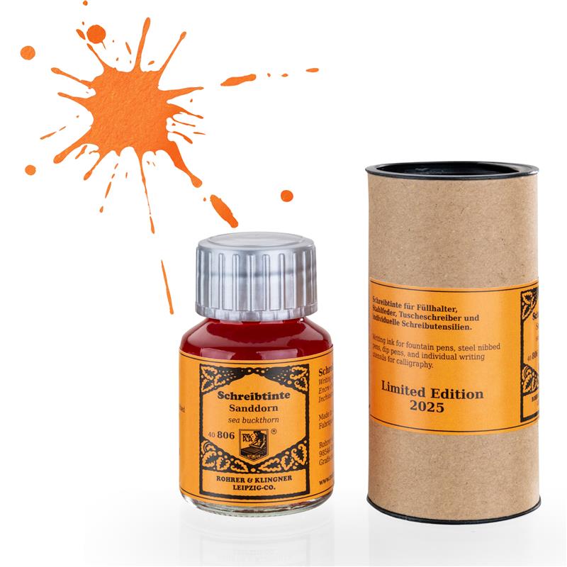 Rohrer & Klingner Sea Buckthorn 2025 Limited Edition Ink 50ml