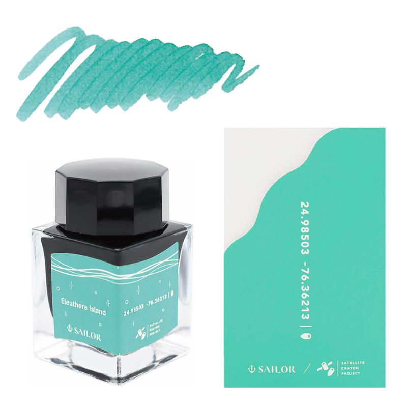Sailor SATELLITE CRAYON PROJECT's Eleuthera Island Ink 20ml