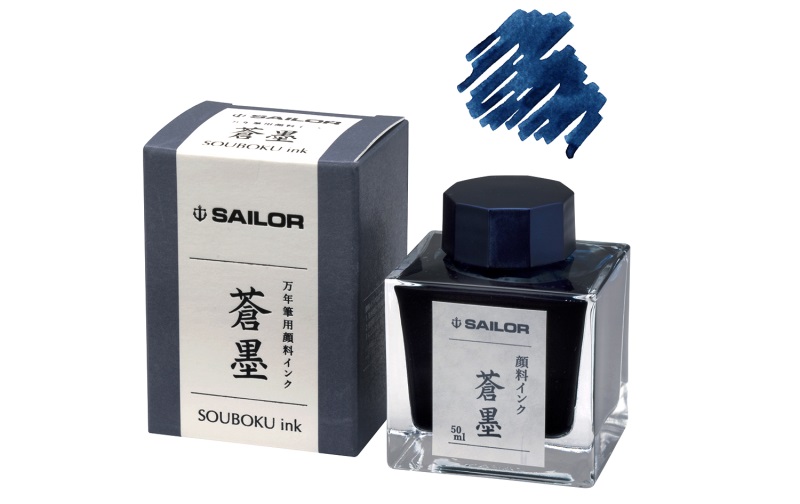 Sailor inchiostro Souboku 13-2002-244 Waterproof Blue-Black