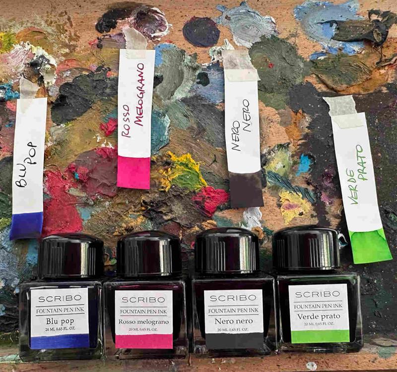 SCRIBO Mini Ink Collection – Art Limited Edition set