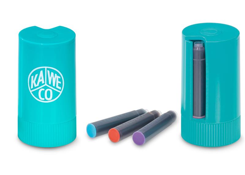 Kaweco Turquoise Twist Cartridge dispenser 8 colours