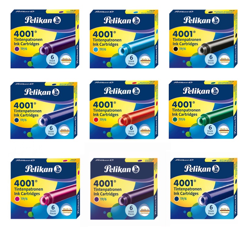 Pelikan 4001 cartucce inchiostro TP/6 - Cartridges
