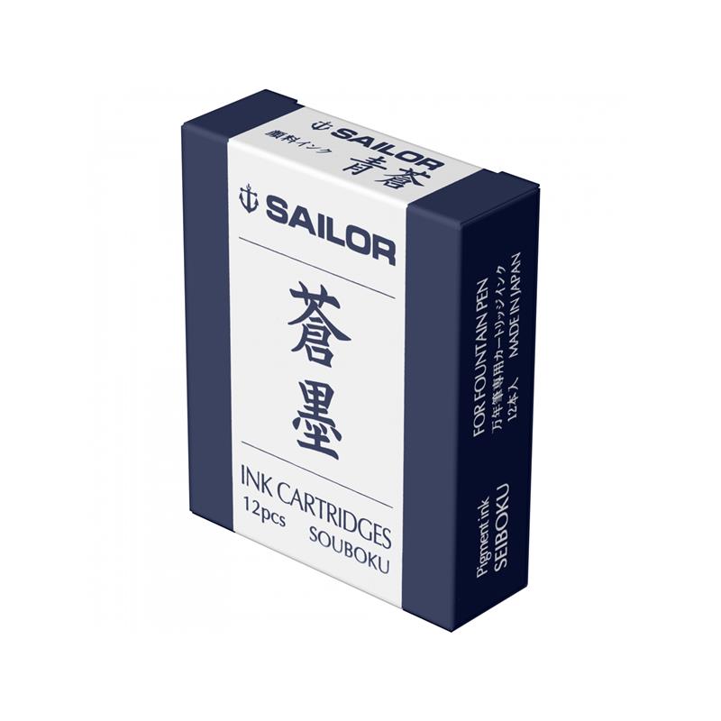 Sailor SOUBOKU (BLUE-BLACK) Ink Cartridges - Cartucce