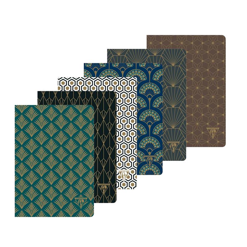 Clairefontaine Neo Deco A5 lined - SET of 6  Notebook