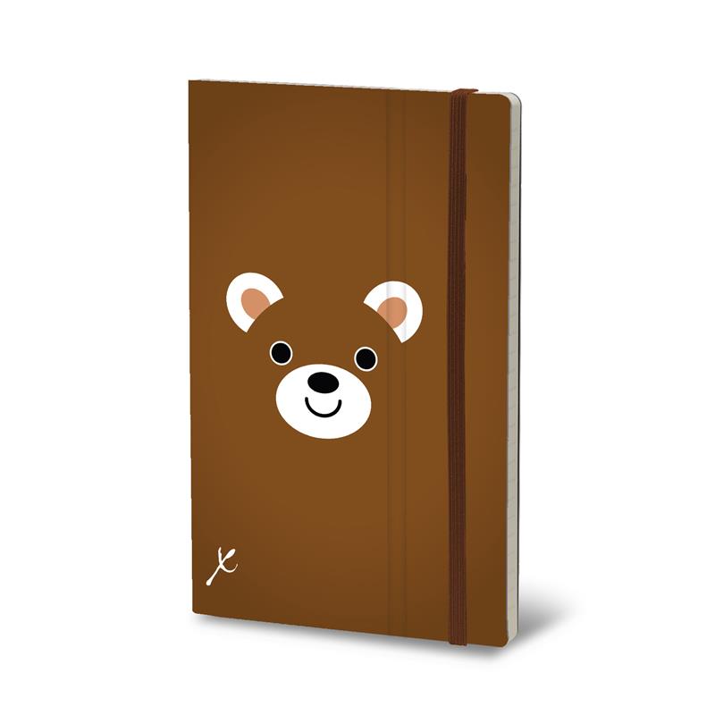STIFFLEX Animal Smile Bear 13x21 Notebook