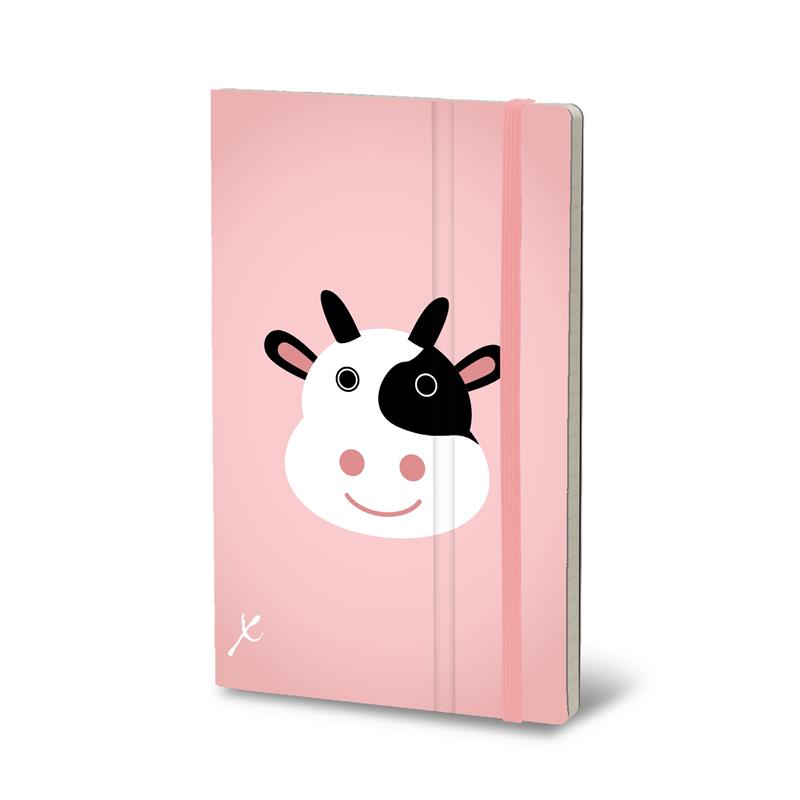 STIFFLEX Animal Smile Cow 13x21 Notebook