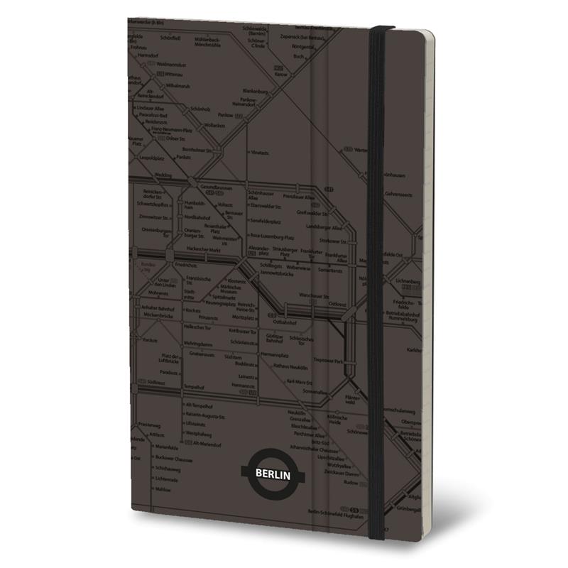STIFFLEX Underground Berlin 19x25 Notebook