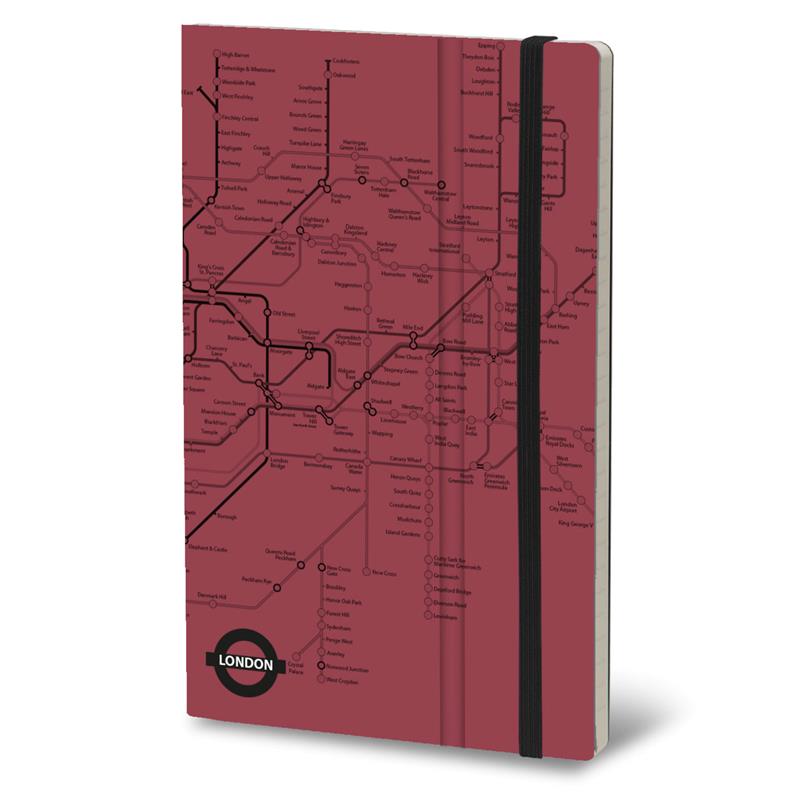 STIFFLEX Underground London 19x25 Notebook