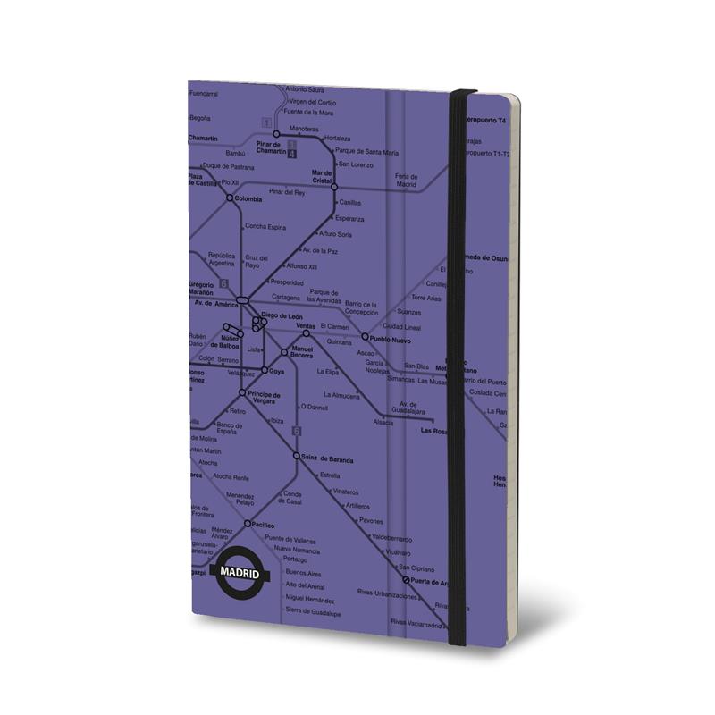 STIFFLEX Underground Madrid 13x21 Notebook