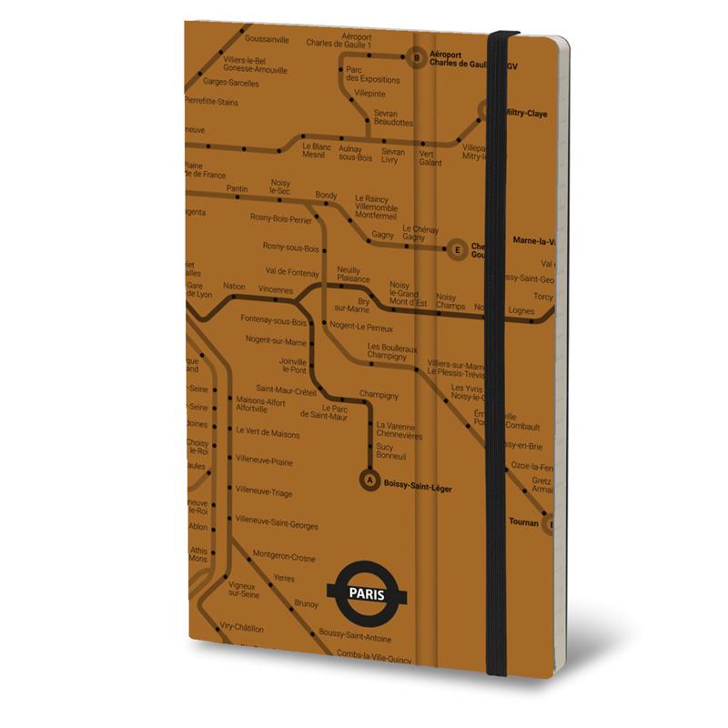 STIFFLEX Underground Paris 19x25 Notebook