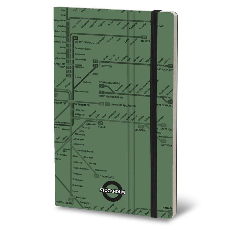 STIFFLEX Underground Stockholm 19x25 Notebook