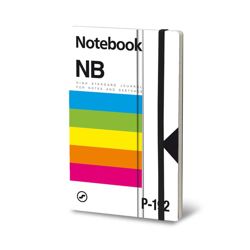 STIFFLEX VHS Polaroid Style White 13x21 Notebook