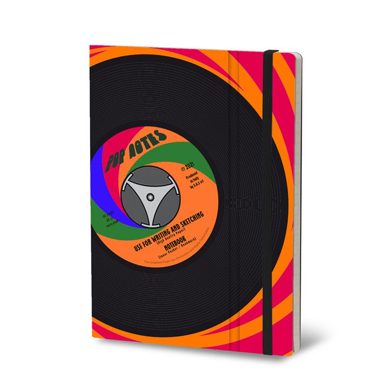 STIFFLEX 33 RPM VINYL Pop Notes Notebook 15x21
