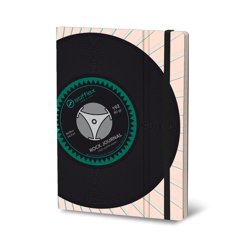 STIFFLEX 33 RPM VINYL Rock Journal Notebook 15x21