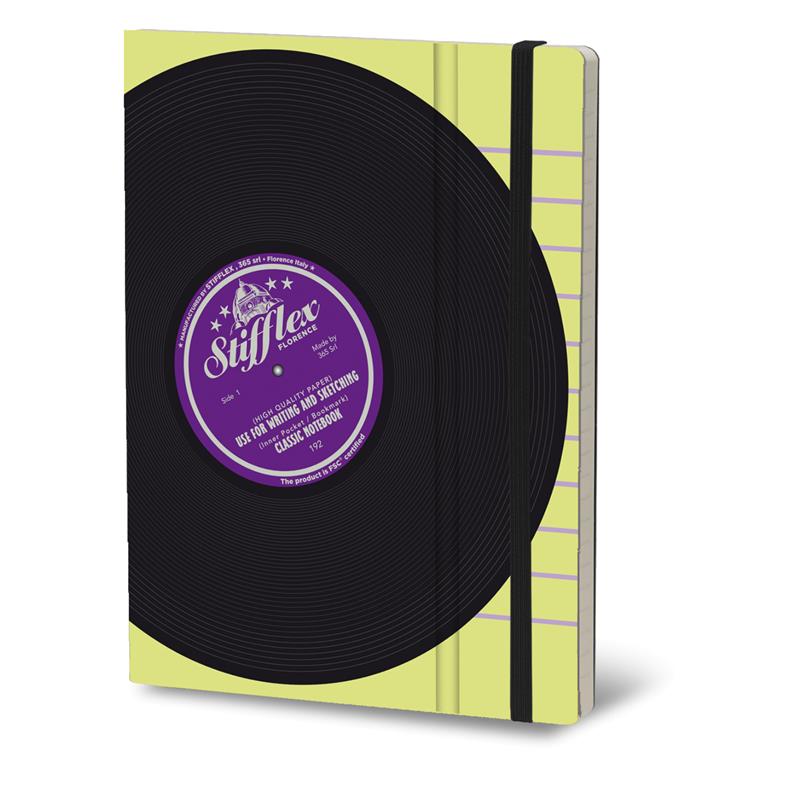 STIFFLEX 33⅓ RPM VINYL Florence 19x25 Notebook
