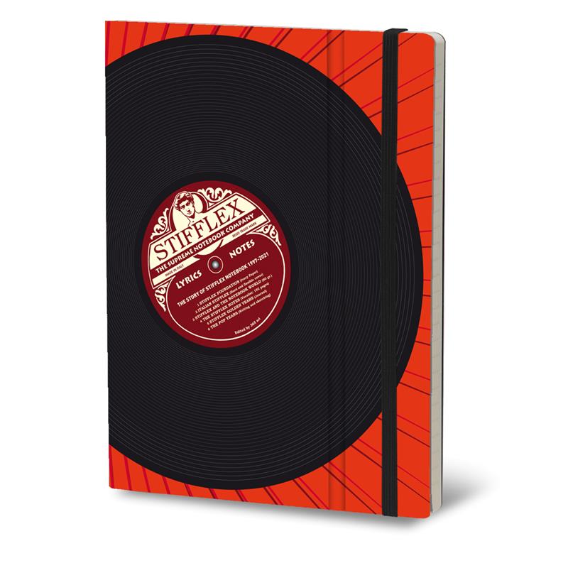 STIFFLEX 33⅓ RPM VINYL Lyrics 19x25 Notebook