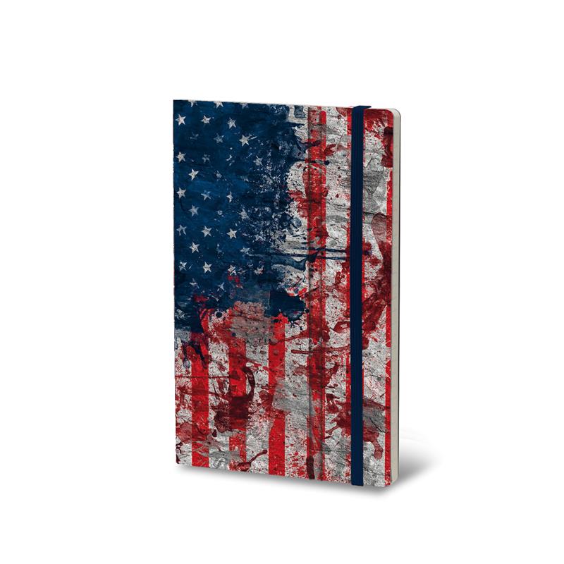 STIFFLEX Flag USA 9x14 Notebook