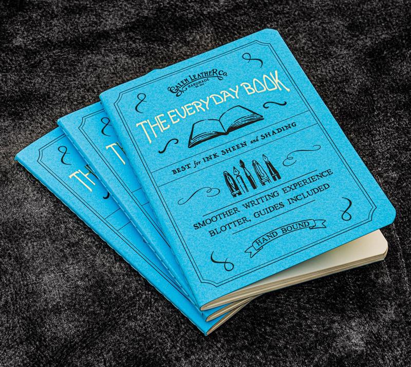 Galen Leather The EveryDay Book - Tomoe River Paper - Set of 3 Notebook Passport Size