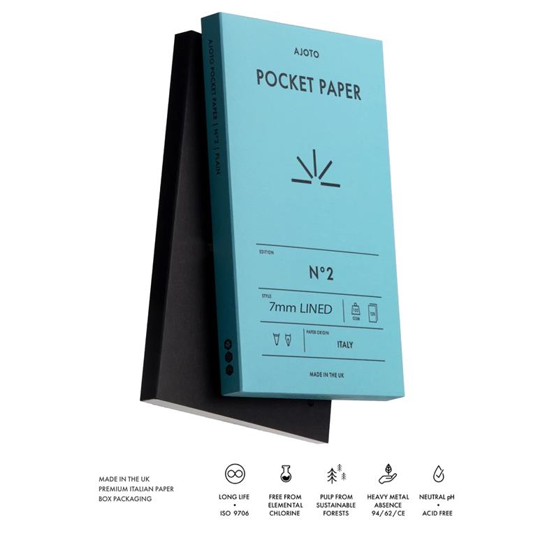 AJOTO Nº2 POCKET PAPER NOTEBOOK