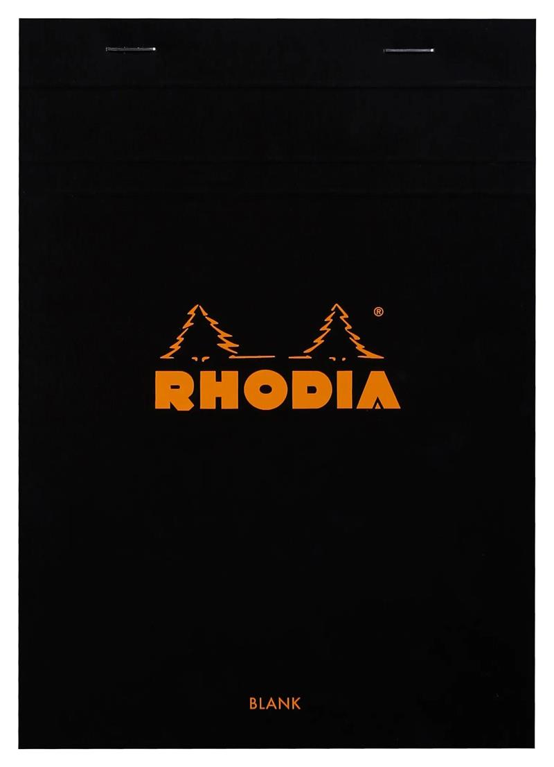 RHODIA Bloc N°16 A5 Blank Black