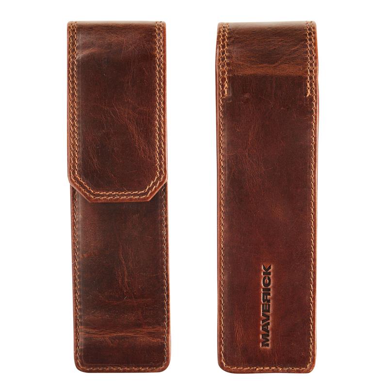 Maverick The Original Leather Pen Case for 2 Pens