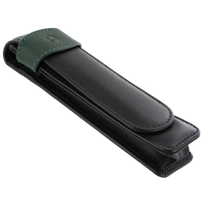 Pelikan Portapenne in pelle Nero-Verde 1 posto TG 12