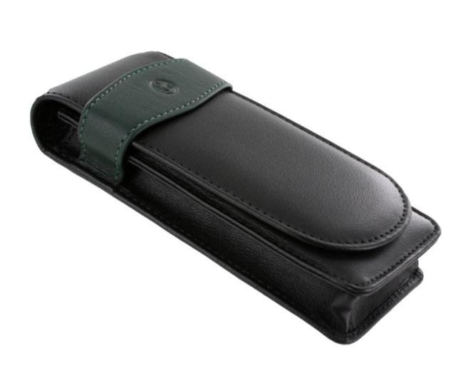 Pelikan Portapenne in pelle Nero-Verde 3 posti TG 32