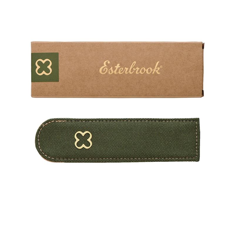 Esterbrook The Pen Pocket Canvas Sleeve Green