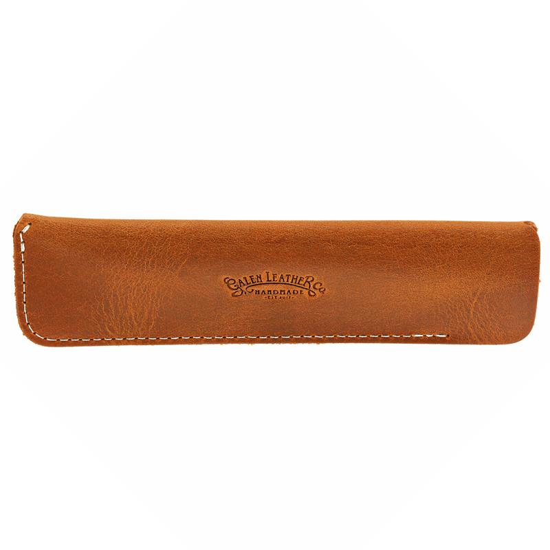 Galen Leather Single Pen Case / Sleeve - Crazy Horse Brown