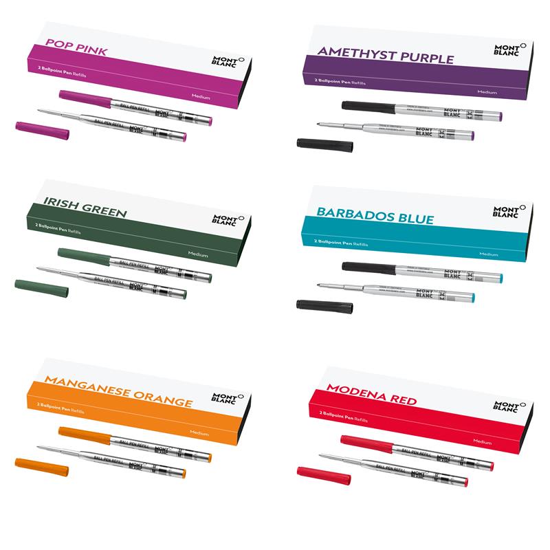 Montblanc 2 Ballpoint refill - Ricambi a Sfera Colors